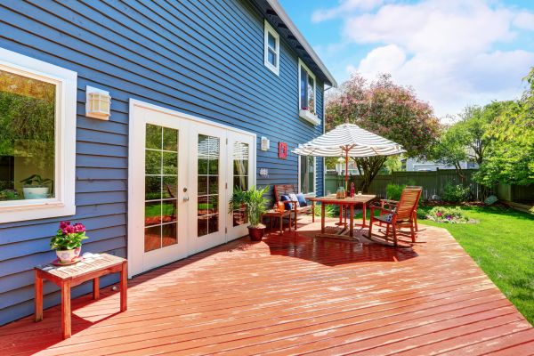 Blue Siding Installation in Windsor